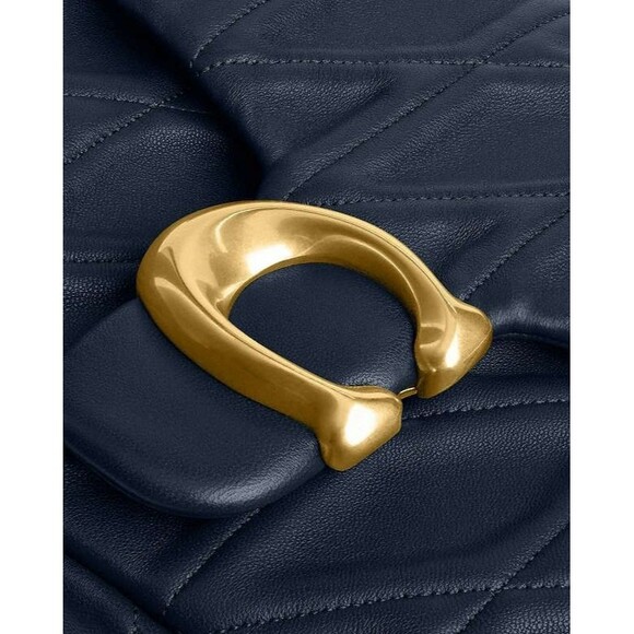 Coach Times Square Tabby Shoulder Bag 17 With Quilting NAVY CW628 - Picture 12 of 16